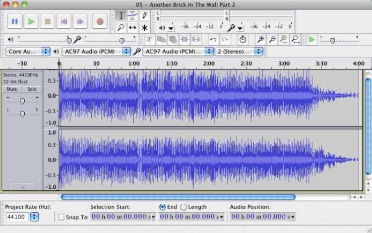 free audio editor mac