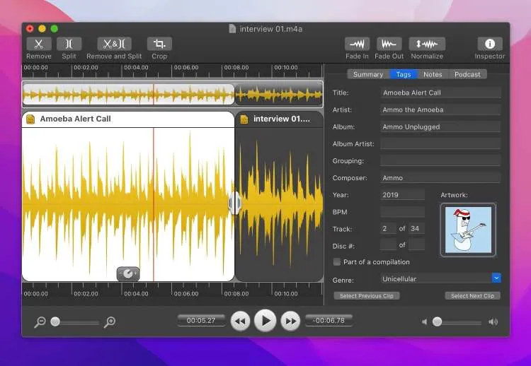 audio editing software for mac os x free