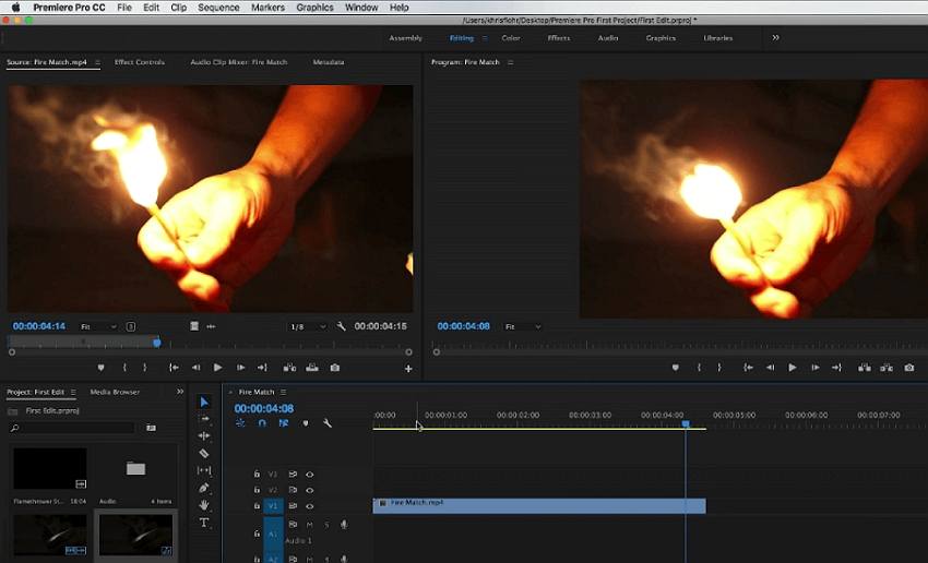 Mac video editor Adobe Premiere Pro