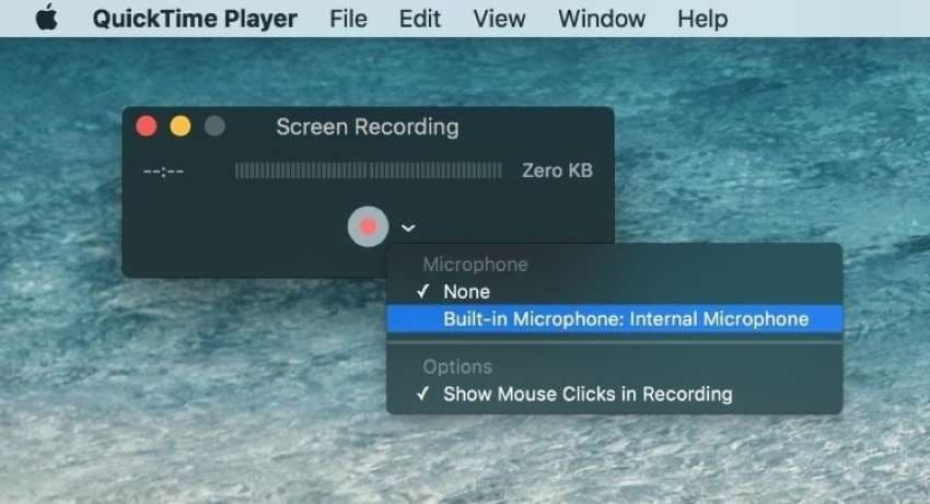grabación de pantalla en macbook