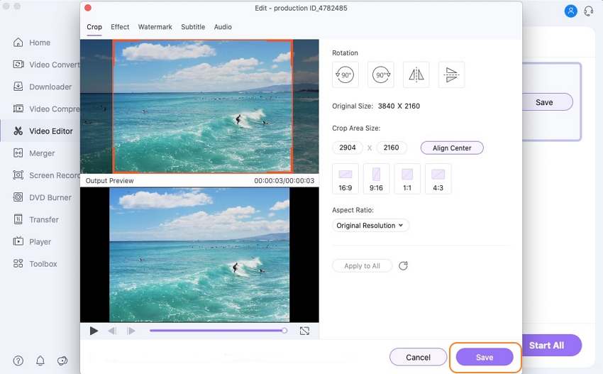 how to rotate video macbook