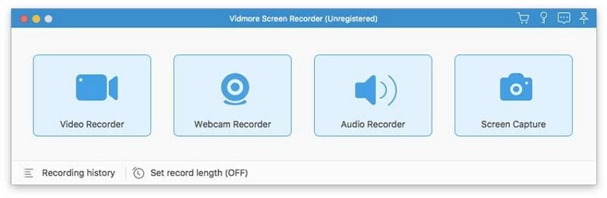 Download and launch Vidmore Screen Recorder
