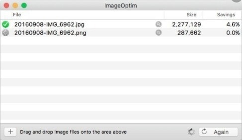 Top app on Mac - ImageOptim