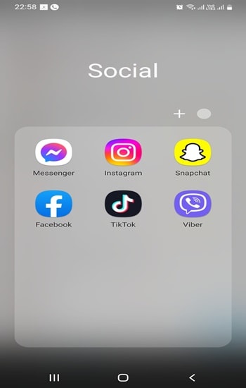 Criar vídeo no Snapchat - passo 1