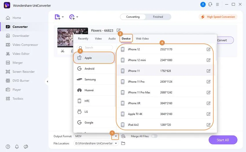 convert mkv to ipad - choose format