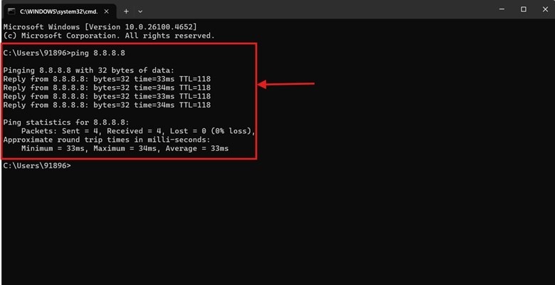 Ping-Test: Internetstabilität für YouTube Video Downloader 4K prüfen