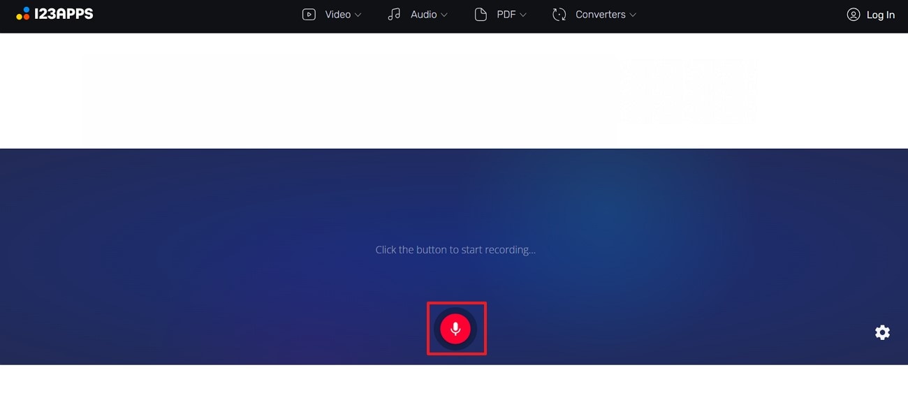 locate voice recorder and hit record