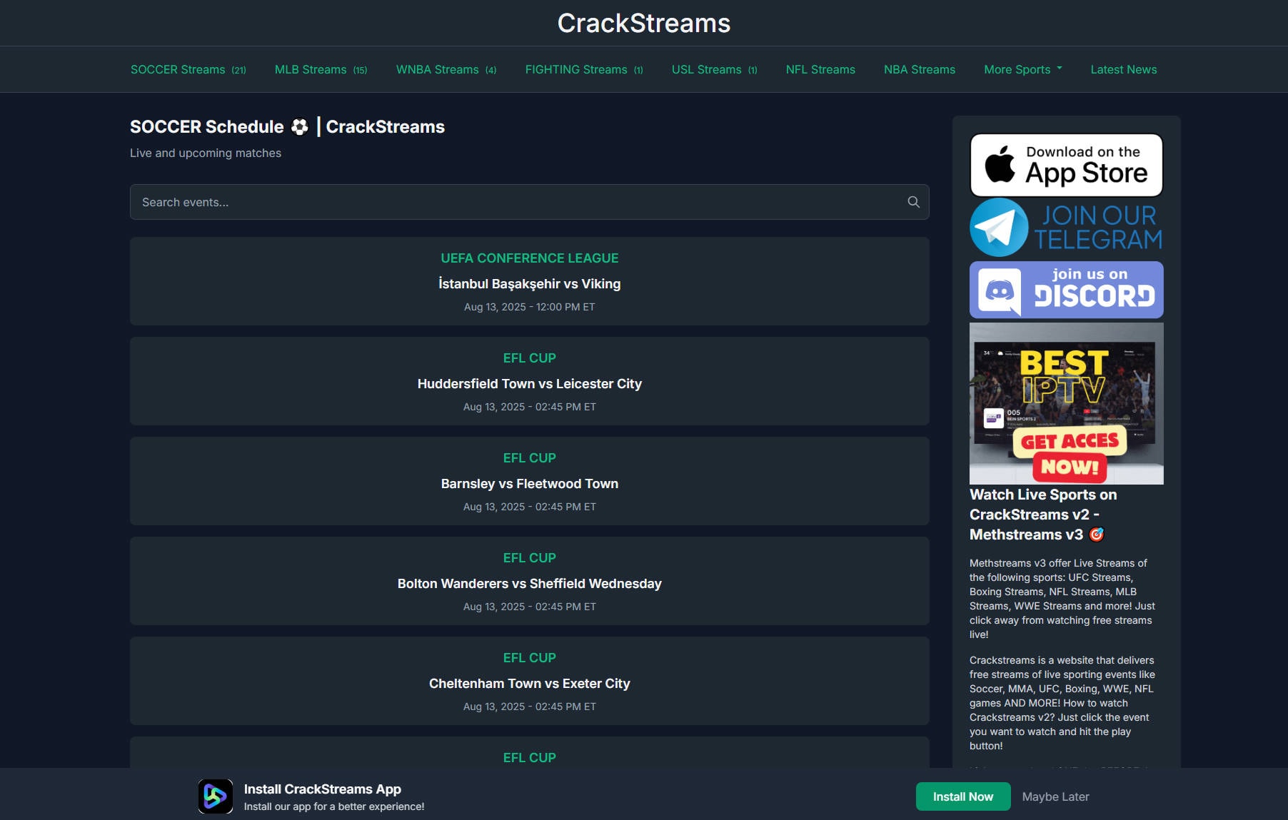 crackstream homepage