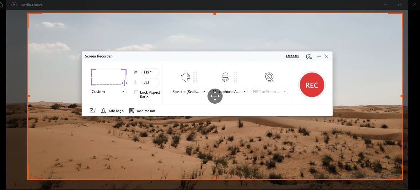 UniConverter Screen Recorder on VOB File