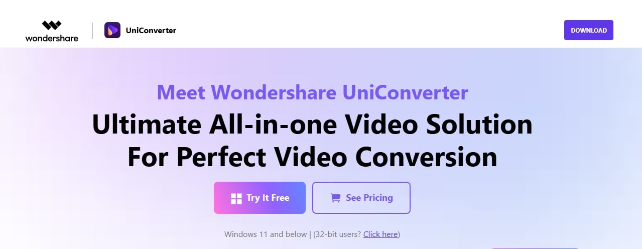 UniConverter by Wondershare for AI Video Conversion
