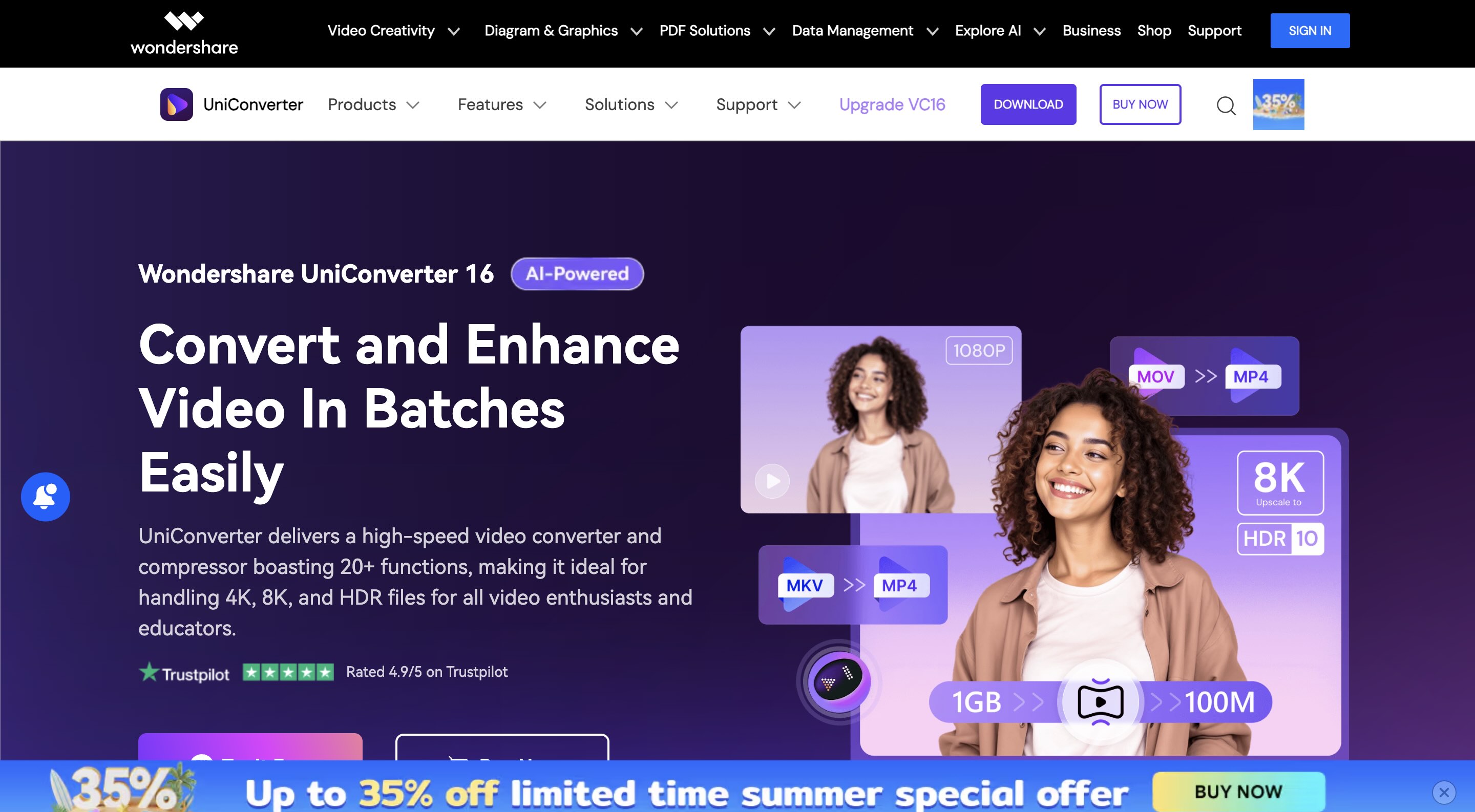 wondershare uniconverter converter