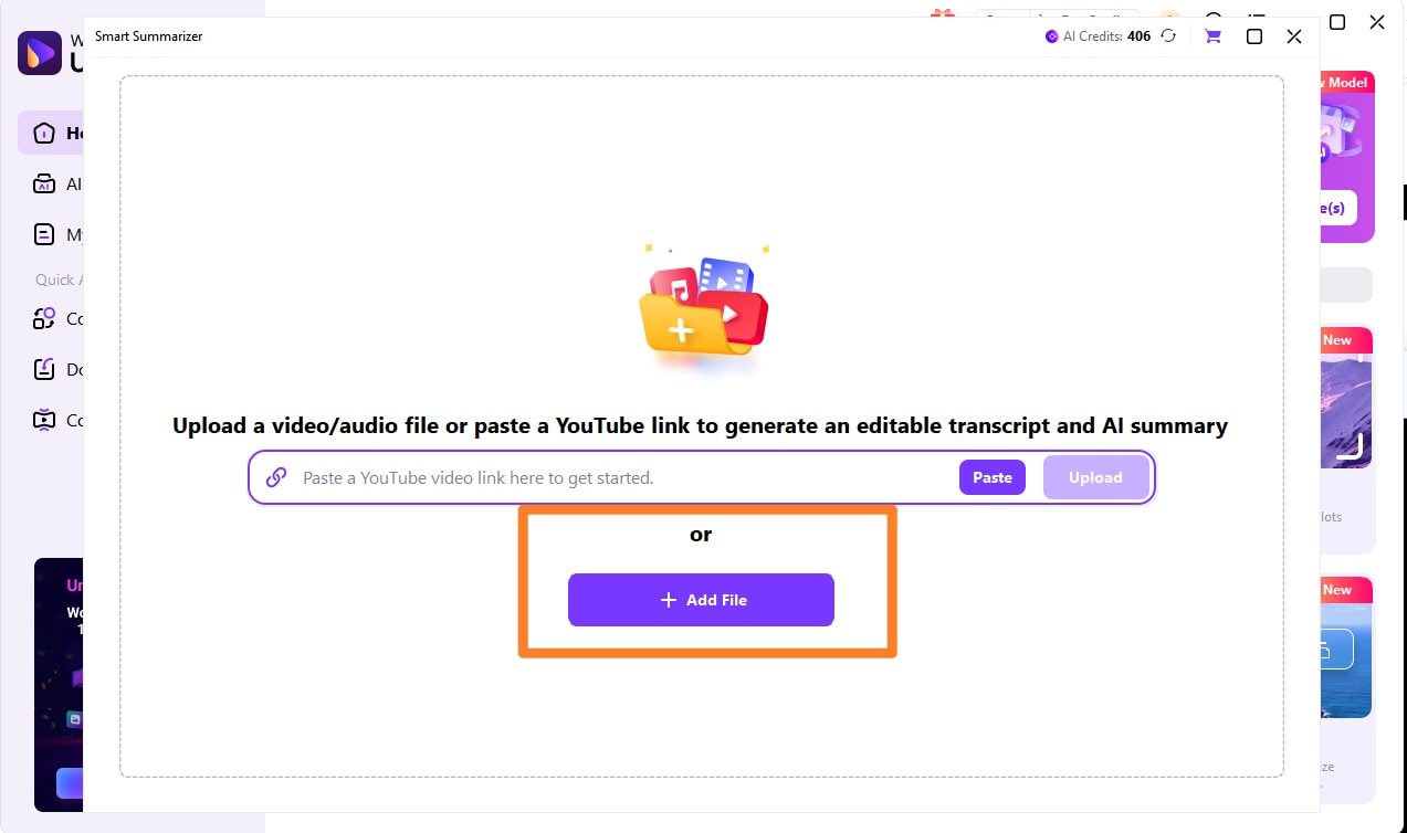 choose language and location to save the file