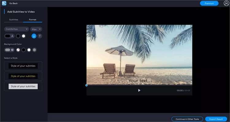 add subtitles to movie online