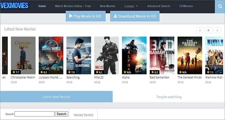 best websites vexmovies