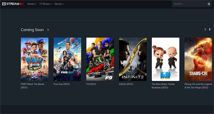 Stream movies sites 2021 sale