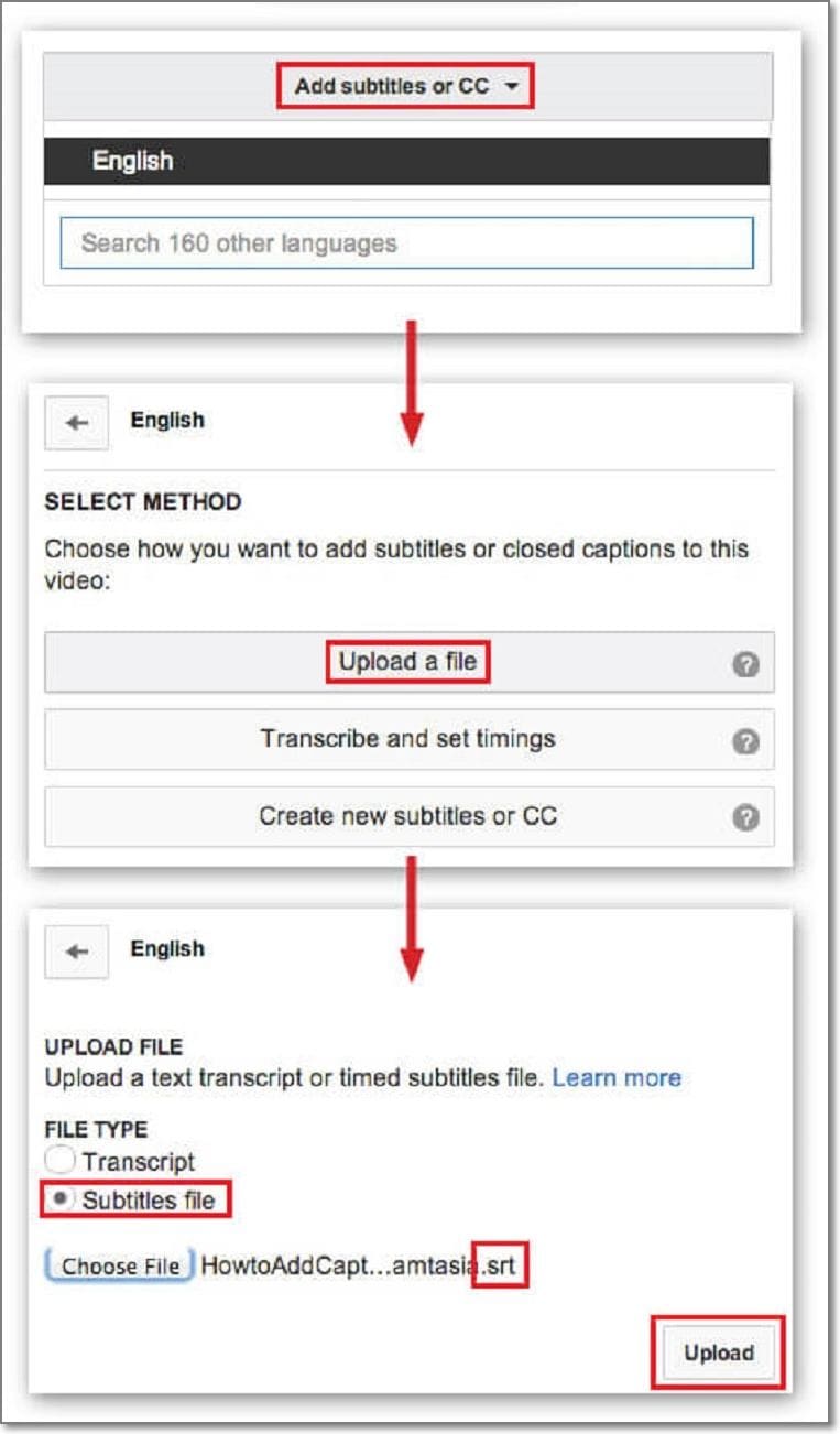 cómo añadir subtítulos en las películas de youtube