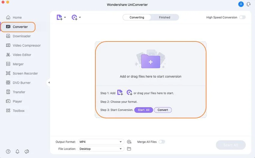 tambahkan file ke konverter