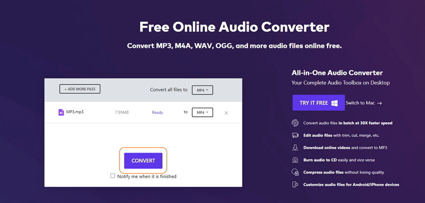convert videos with free online video converter