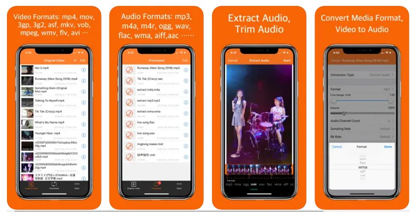 vidéo en mp3 pour iPhone