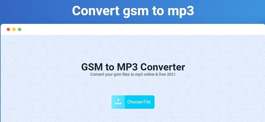 Conversor online GSM para MP3
