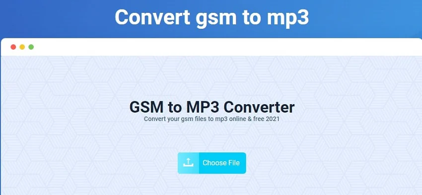 Convertisseur en ligne de GSM en MP3