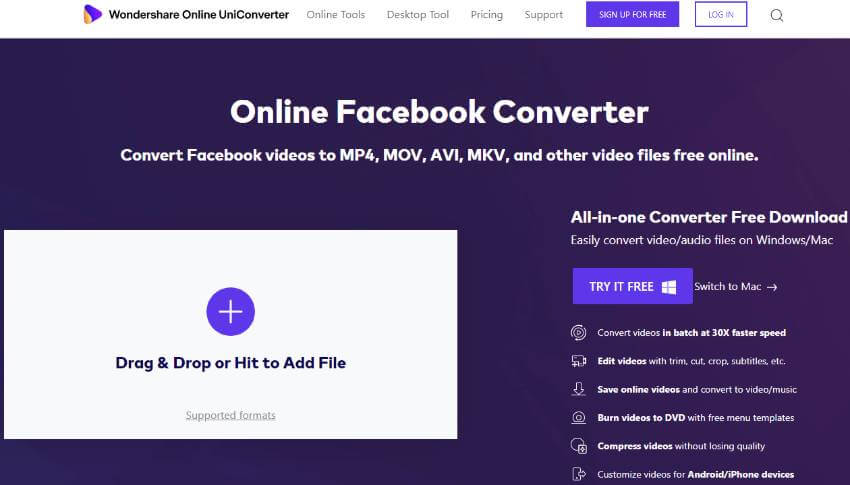 To video mp4 fb convert MP4 Converter