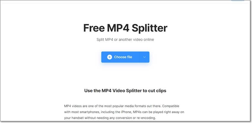 Free MP4 Splitter - Clideo