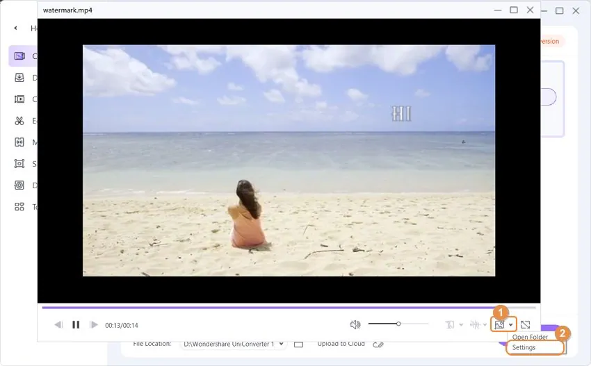 Convertir la vidéo en image fixe avec le convertisseur vidéo