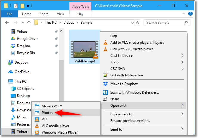 recortar videos MP4 en tu Windows 10 gratis