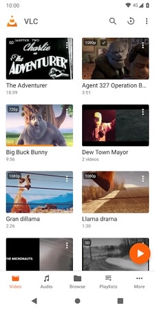 Open MP4 File on Android with VLC