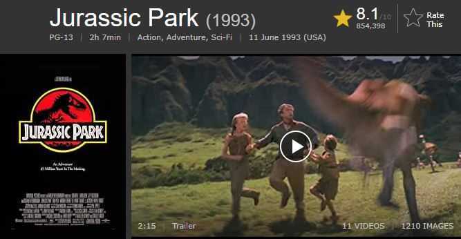 40 beliebte Silversterfilme: 21. Jurassic Park