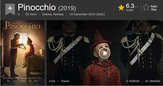 40 beliebte Silversterfilme: 22. Pinocchio