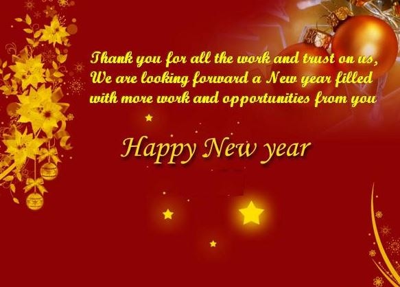 happy new year greetings for business