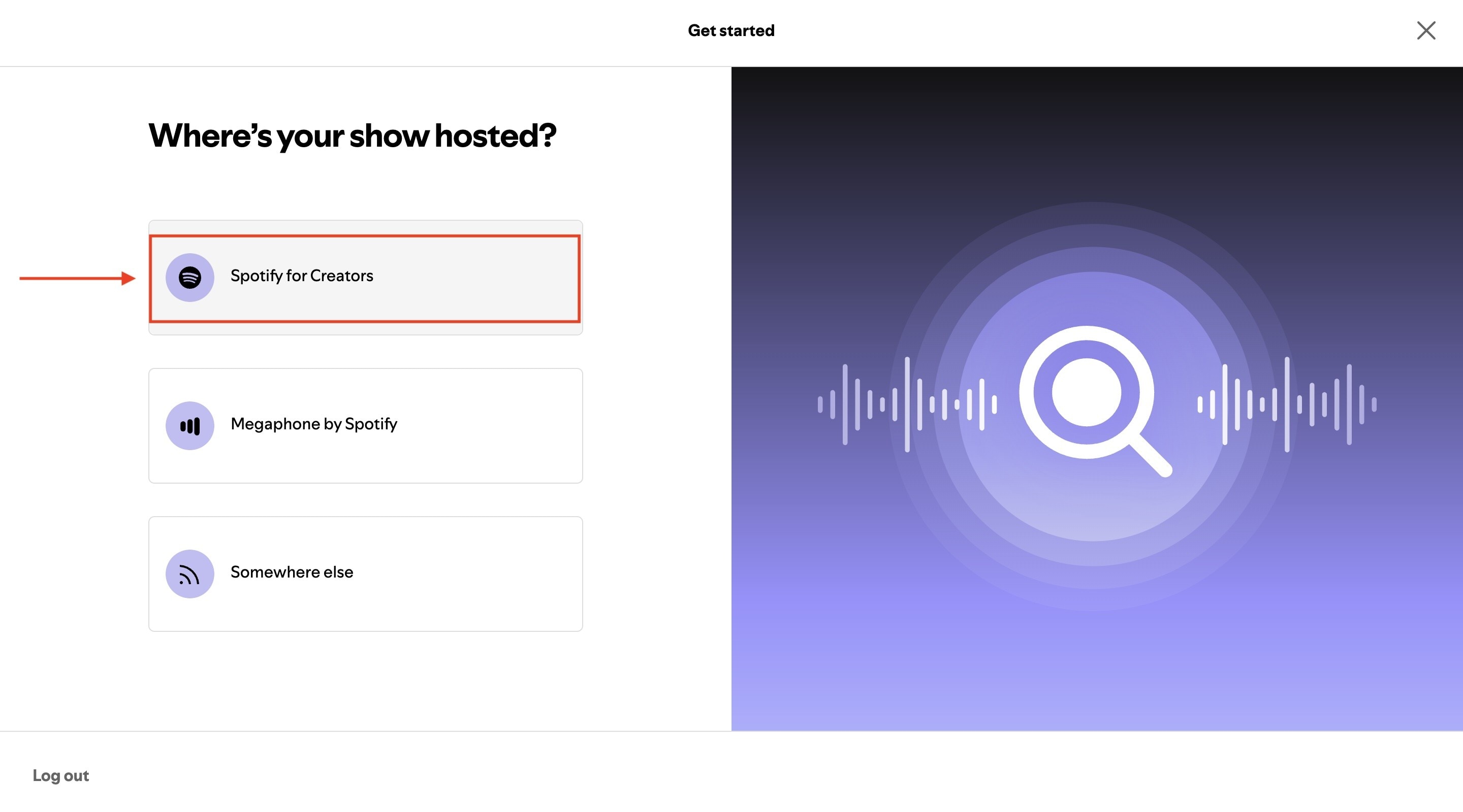 podcaster spotify for creators