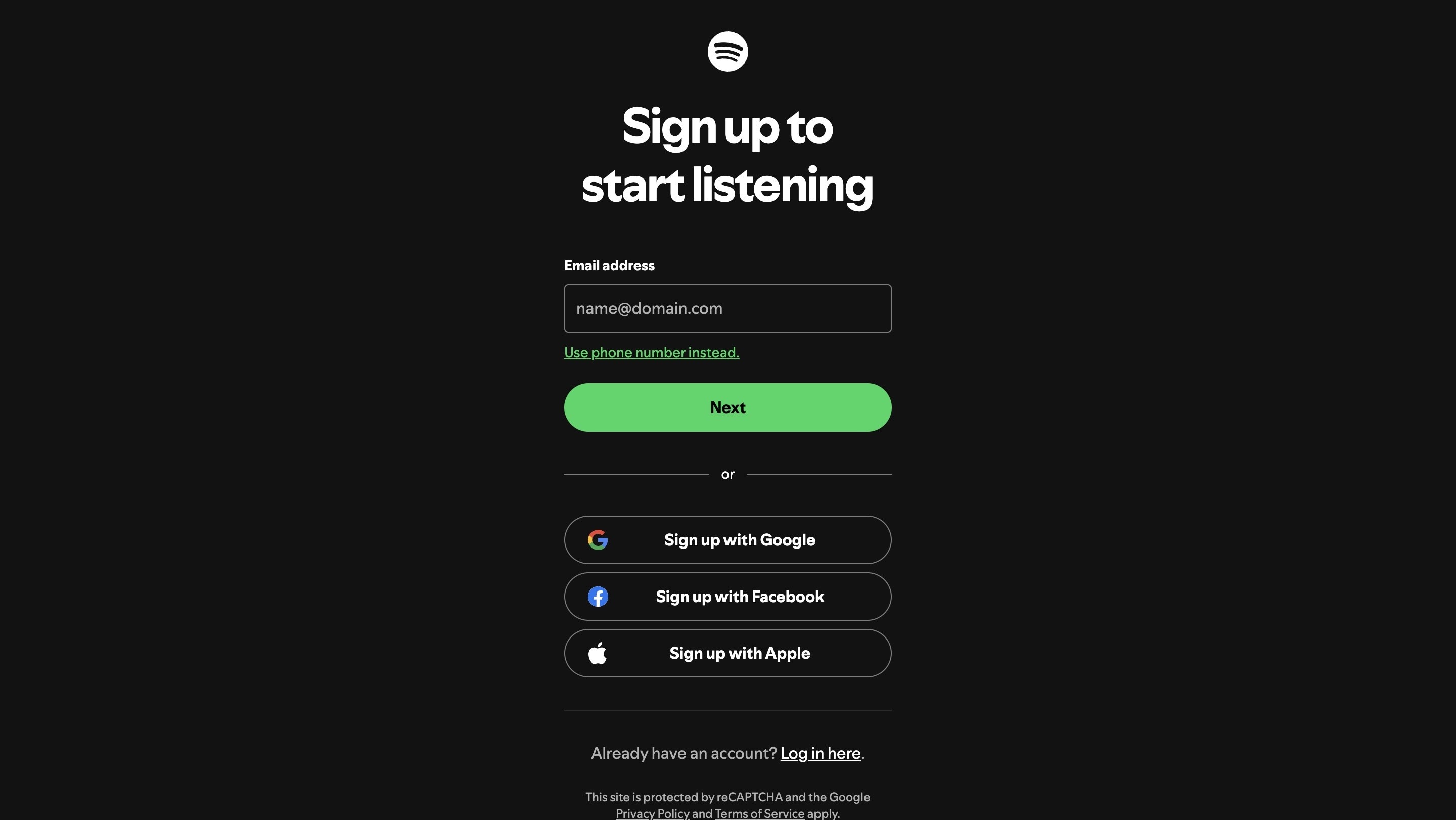podcaster spotify sign up