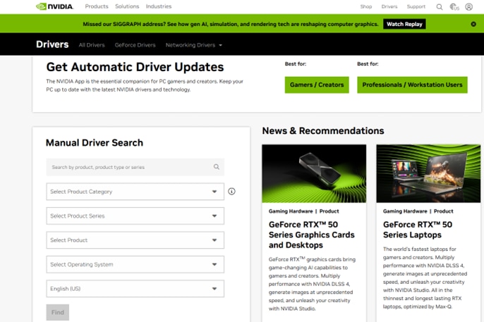head for NVIDIA official