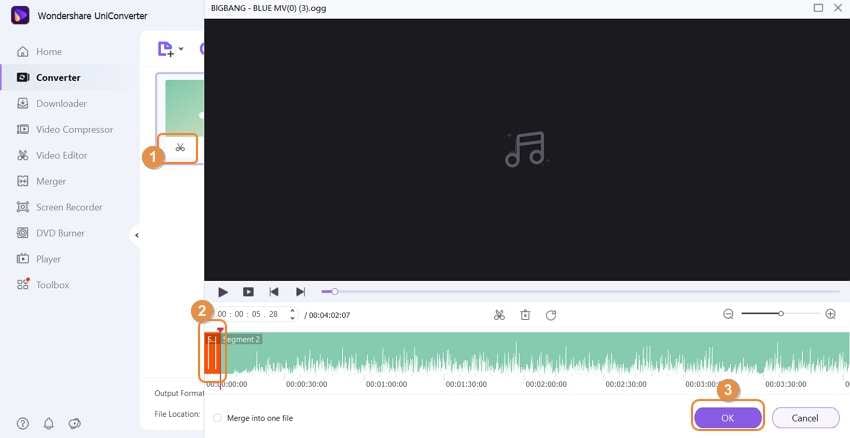 edit Spotify music by Wondershare Audio Converter