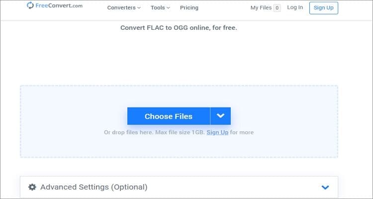 Convertidor de FLAC a OGG en línea - FreeConvert