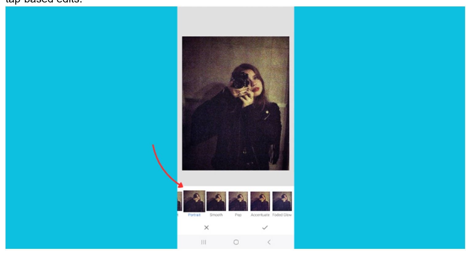portrait filter