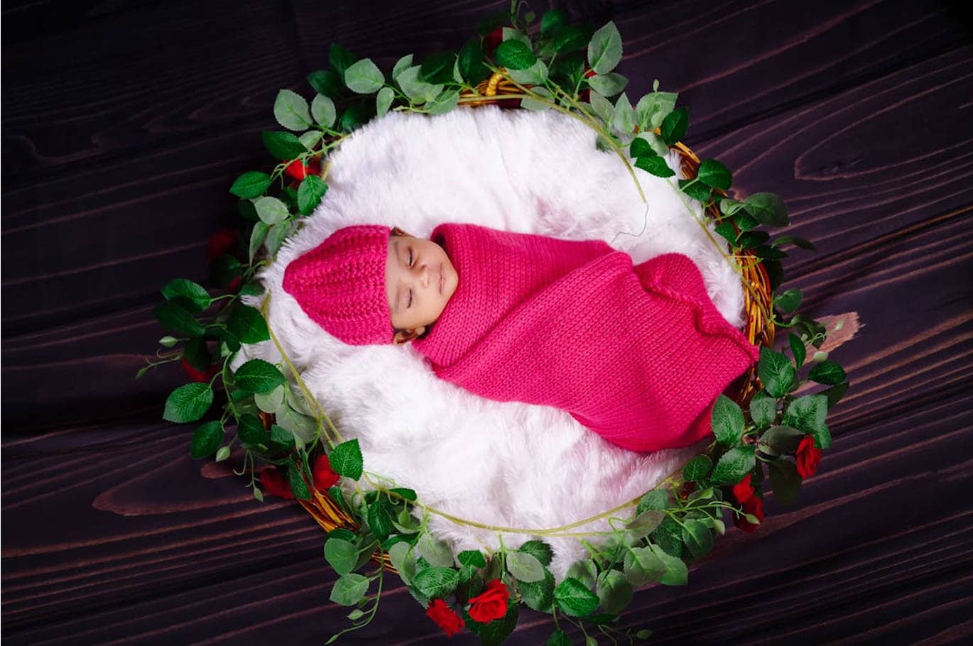 overhead baby photograph
