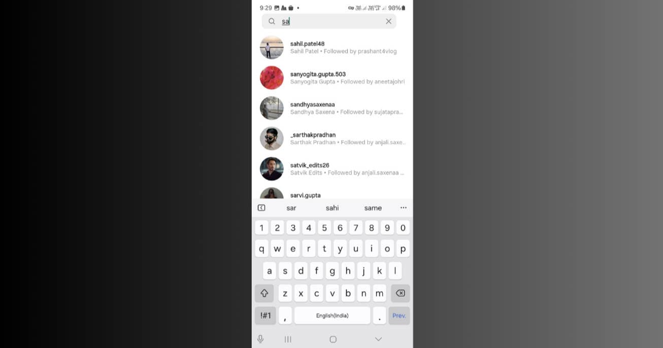 search instagram collaborator