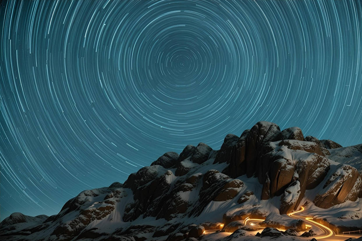 star trails