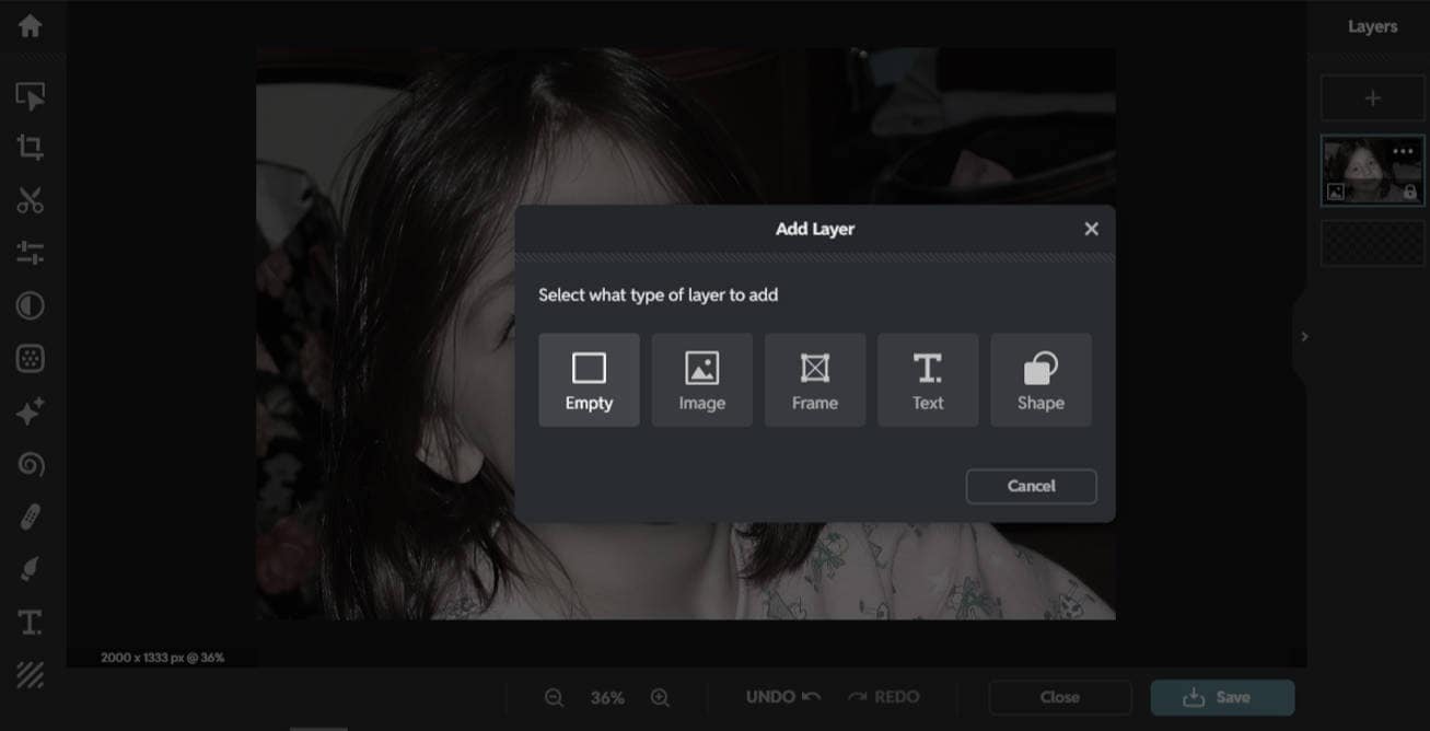 Create a New Layer