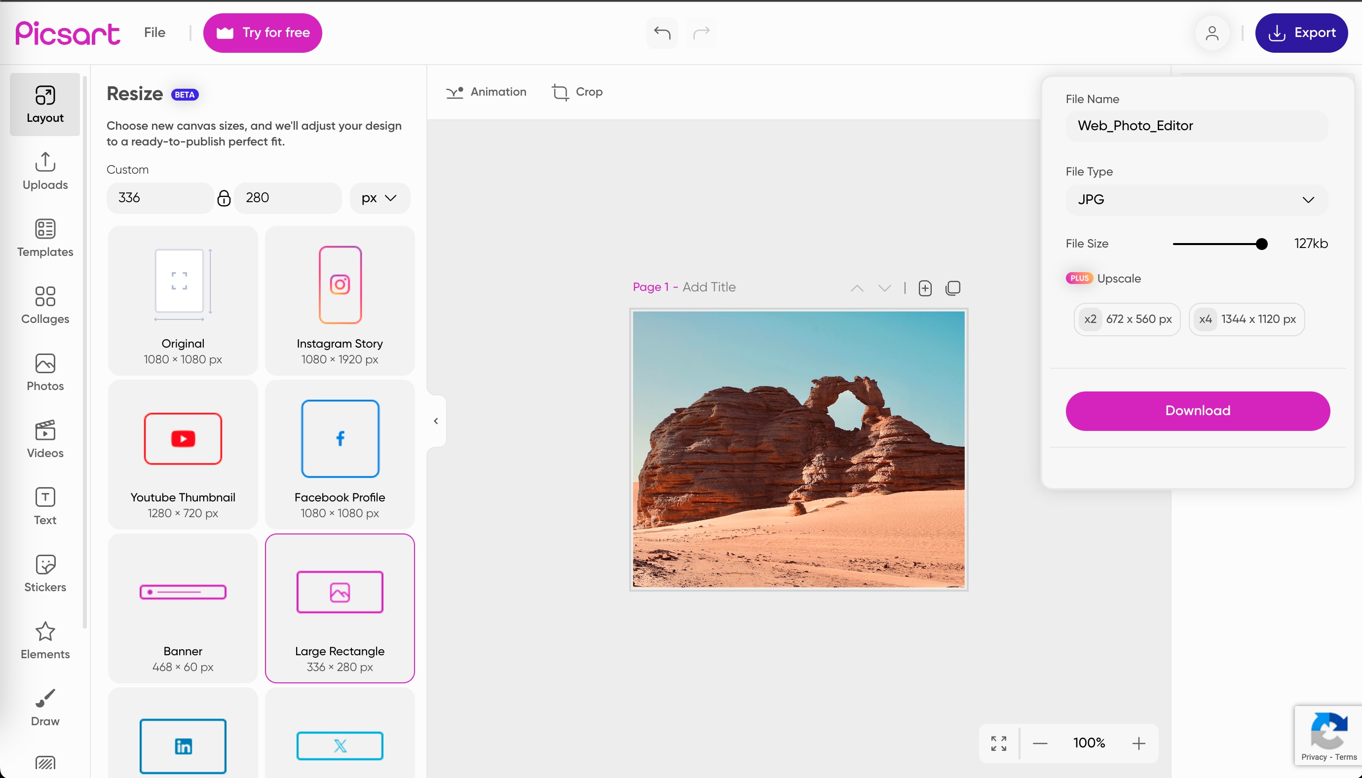 picsart image downloader