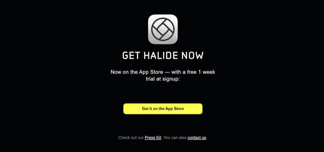 install the halide app