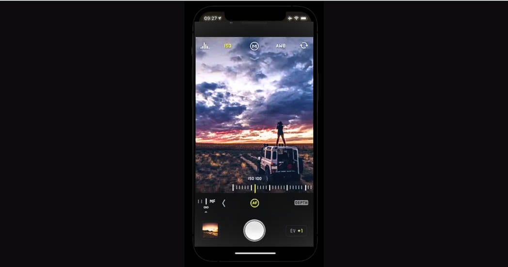 adjust iso
