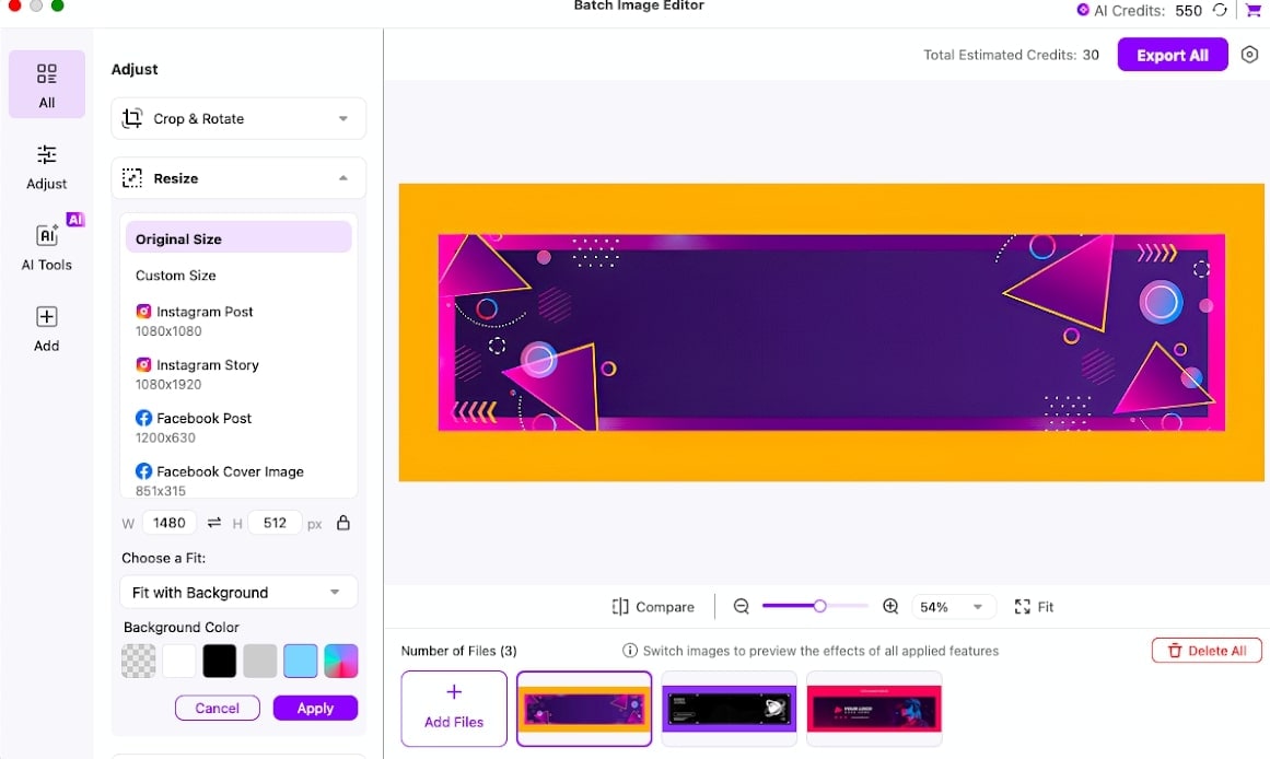 UniConverter Batch Image Editor