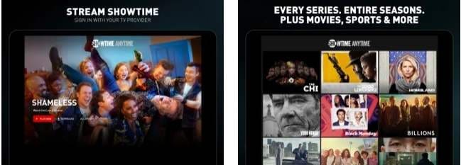Watch movies on iPad with Showtime Anytime