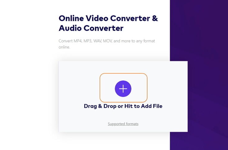 add video to online converter