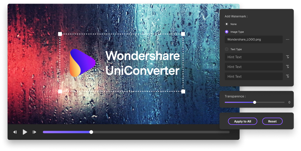 wondershare uniconverter watermark download